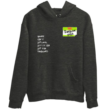 Sneaker Threads – Sneaker Tees To Match Air Max 90 Spruce Aura and Ghost Green – Sneakerhead Badge Graphic Tee Charcoal Heather 2. Perfect for Jordan releases 2025 colorways.