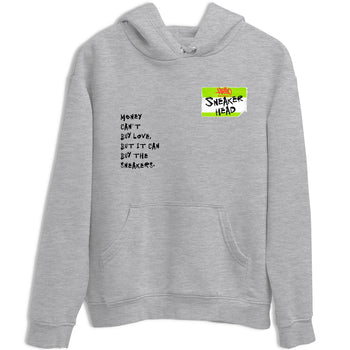 Sneaker Threads – Sneaker Tees To Match Air Max 90 Spruce Aura and Ghost Green – Sneakerhead Badge Graphic Tee Heather Grey 2. Perfect for Jordan releases 2025 colorways.