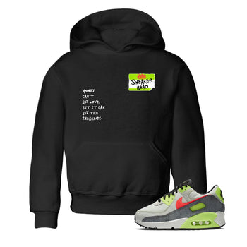 Sneaker Threads – Sneaker Tees To Match Air Max 90 Spruce Aura and Ghost Green – Sneakerhead Badge Youth Graphic Tee Black 1. Perfect for Jordan releases 2025 colorways.