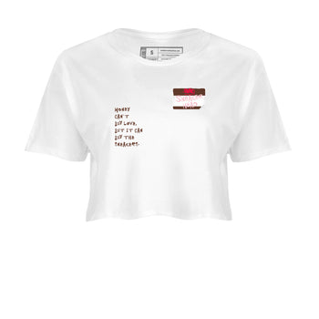 Dunk Cacao Wow And Pink Foam shirts to match jordans Sneakerhead Badge sneaker match tees Dunk Cacao Wow And Pink Foam SNRT Sneaker Tees streetwear brand White 2 crop tee