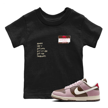 Dunk Cacao Wow And Pink Foam shirts to match jordans Sneakerhead Badge sneaker match tees Dunk Cacao Wow And Pink Foam SNRT Sneaker Tees streetwear brand Baby and Youth Black 1 cotton tee