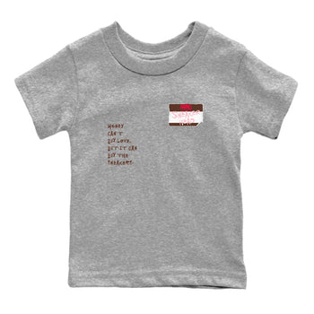 Dunk Cacao Wow And Pink Foam shirts to match jordans Sneakerhead Badge sneaker match tees Dunk Cacao Wow And Pink Foam SNRT Sneaker Tees streetwear brand Baby and Youth Heather Grey 2 cotton tee