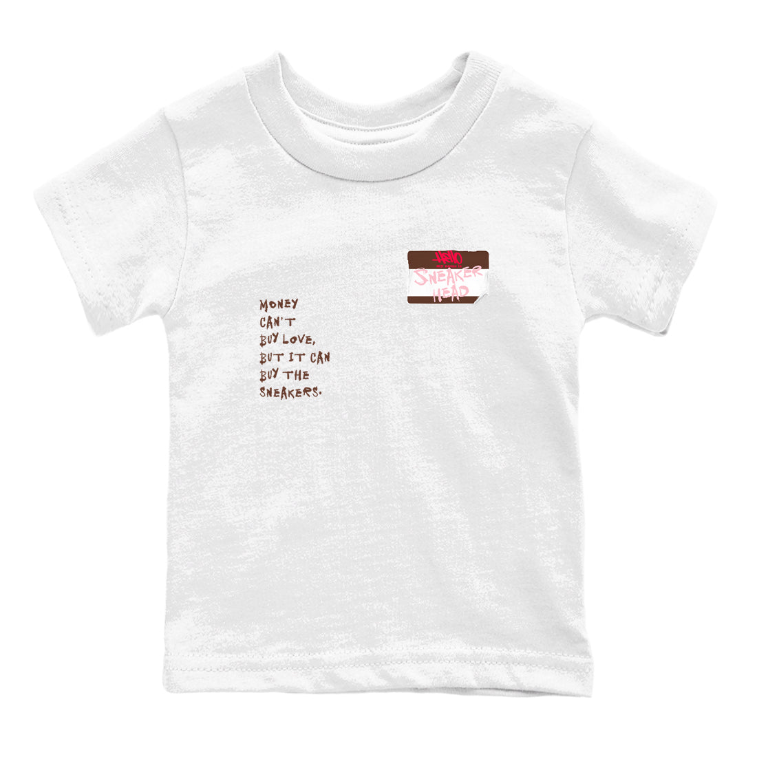 Dunk Cacao Wow And Pink Foam shirts to match jordans Sneakerhead Badge sneaker match tees Dunk Cacao Wow And Pink Foam SNRT Sneaker Tees streetwear brand Baby and Youth White 2 cotton tee