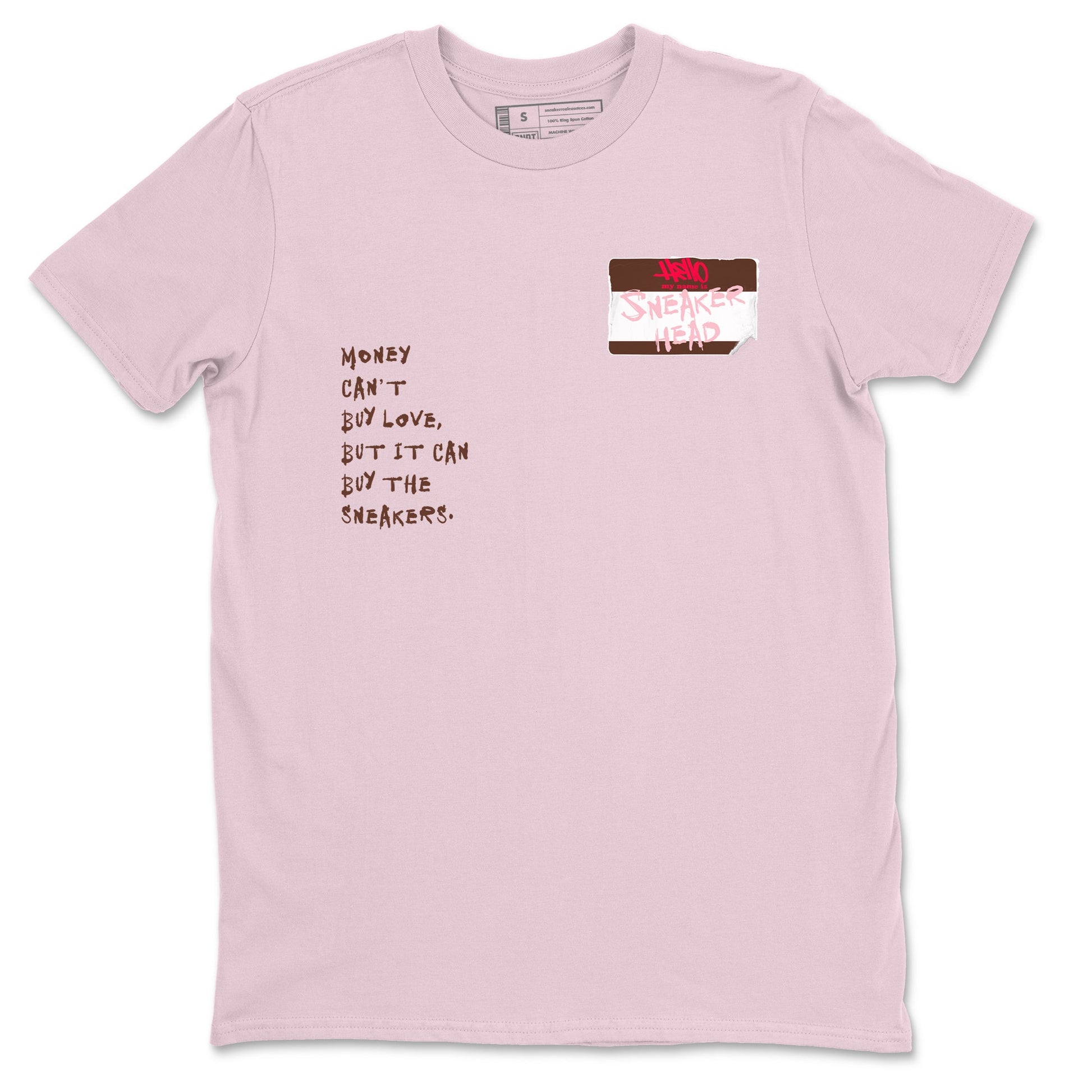 Dunk Cacao Wow And Pink Foam shirts to match jordans Sneakerhead Badge sneaker match tees Dunk Cacao Wow And Pink Foam SNRT Sneaker Tees streetwear brand Pink 2 unisex cotton tee