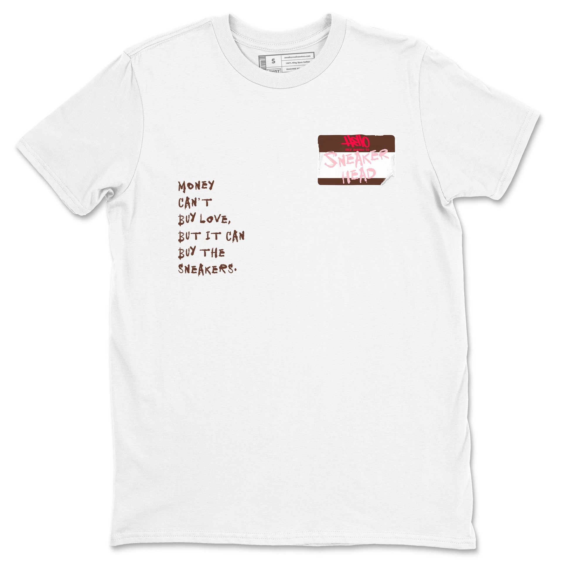 Dunk Cacao Wow And Pink Foam shirts to match jordans Sneakerhead Badge sneaker match tees Dunk Cacao Wow And Pink Foam SNRT Sneaker Tees streetwear brand White 2 unisex cotton tee