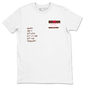 Dunk Cacao Wow And Pink Foam shirts to match jordans Sneakerhead Badge sneaker match tees Dunk Cacao Wow And Pink Foam SNRT Sneaker Tees streetwear brand White 2 unisex cotton tee