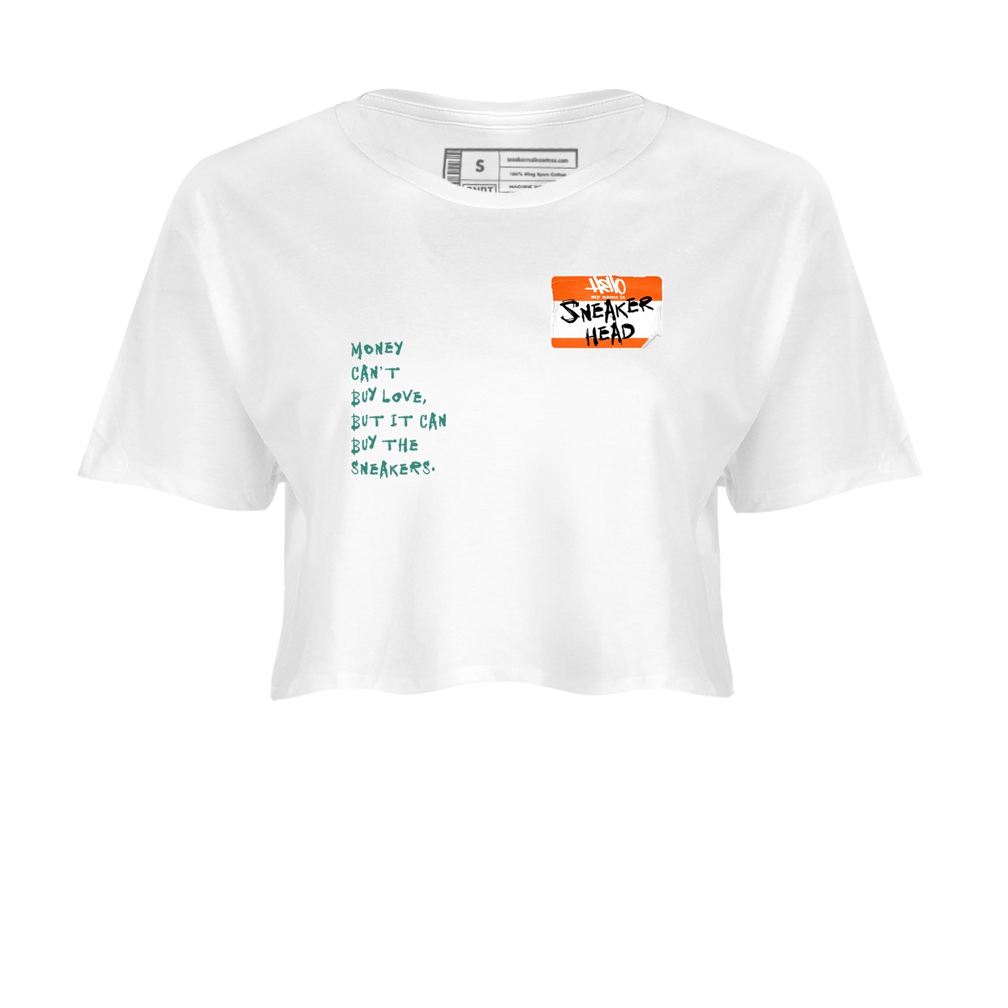 Dunk Low Ceramic shirts to match jordans Sneakerhead Badge sneaker match tees Dunk Ceramic match shoes to clothes SNRT Sneaker Tees unisex cotton White 2 crop tee