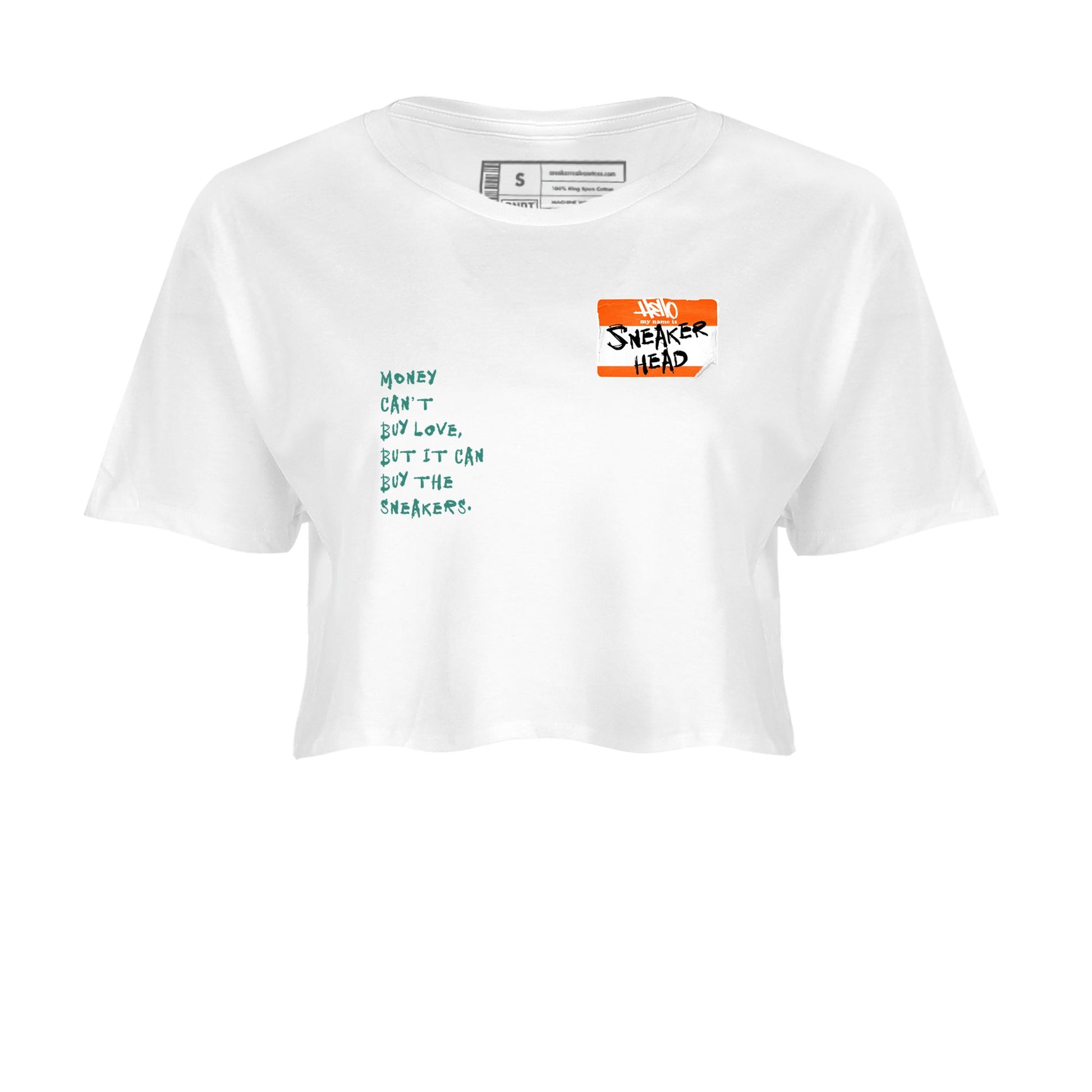 Dunk Low Ceramic shirts to match jordans Sneakerhead Badge sneaker match tees Dunk Ceramic match shoes to clothes SNRT Sneaker Tees unisex cotton White 2 crop tee