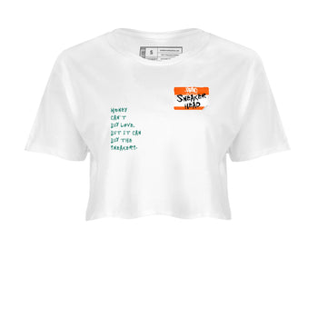 Dunk Low Ceramic shirts to match jordans Sneakerhead Badge sneaker match tees Dunk Ceramic match shoes to clothes SNRT Sneaker Tees unisex cotton White 2 crop tee