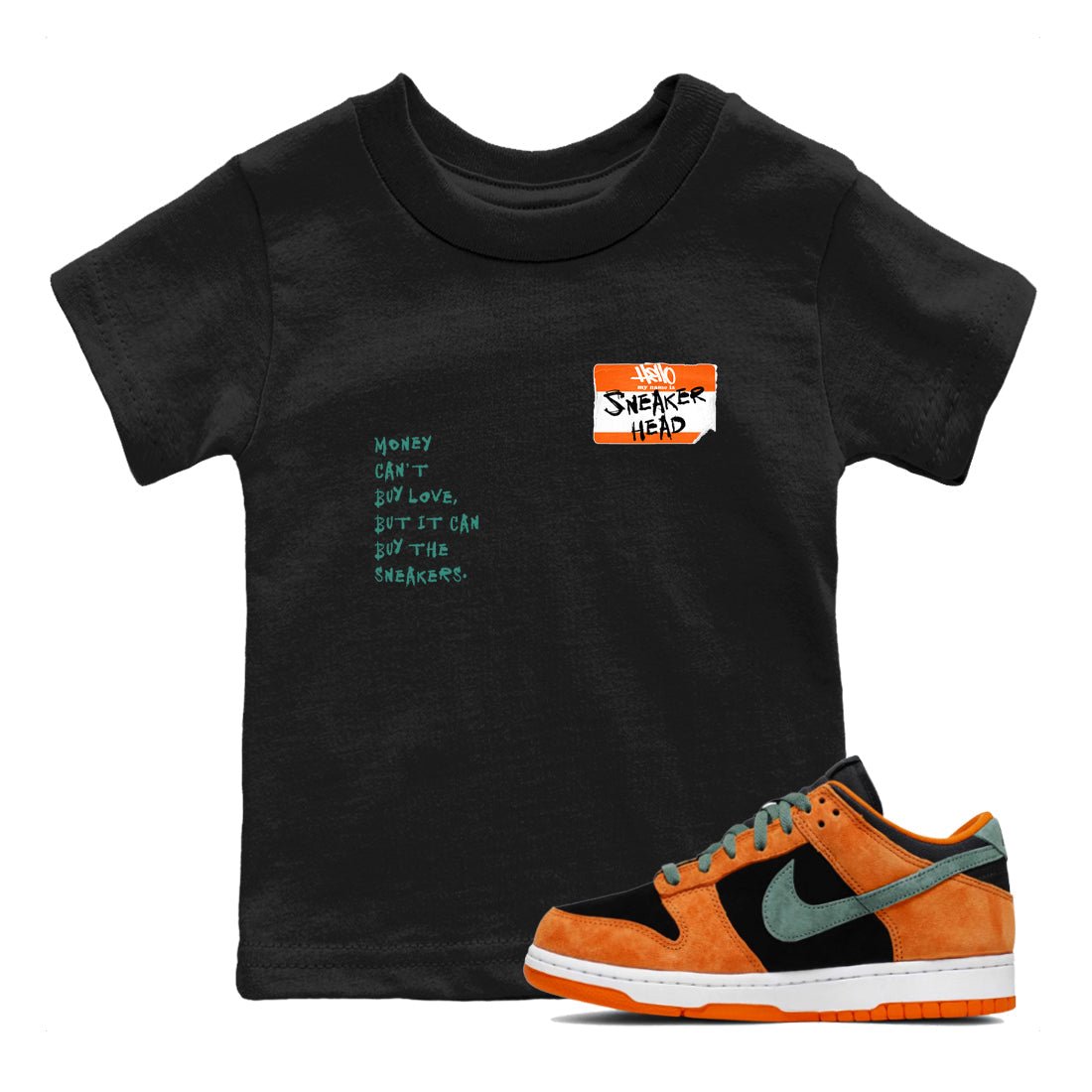 Sneakerhead Badge SNRT Sneaker Tees Kids - Dunk Ceramic