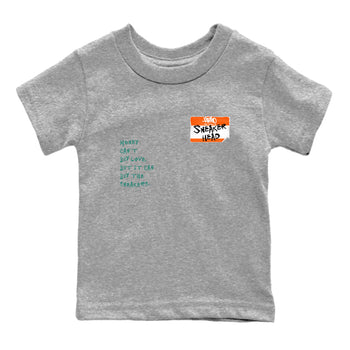 Dunk Low Ceramic shirts to match jordans Sneakerhead Badge sneaker match tees Dunk Ceramic match shoes to clothes SNRT Sneaker Tees Youth Baby Heather Grey 2 tee