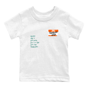 Dunk Low Ceramic shirts to match jordans Sneakerhead Badge sneaker match tees Dunk Ceramic match shoes to clothes SNRT Sneaker Tees Youth Baby White 2 tee