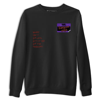 Sneaker match tees – Sneaker Threads To Match Dunk Low Persian Violet Shoes – Sneakerhead Badge Tee Black 2