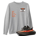 Yeezy 350 Carbon Beluga shirts to match jordans Sneakerhead Badge sneaker match tees Yeezy 350 Carbon Beluga match shoes to clothes SNRT Sneaker Tees unisex cotton Heather Grey 1 shirts