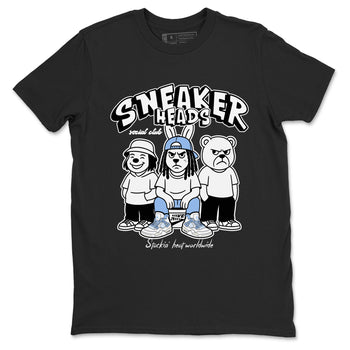 Sneakerhead Social Club sneaker match t-shirt styled to complete your fit with the Air Jordan 4 Aluminum sneakers, shown in Black 2.
