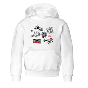 3s Cement Grey shirts to match jordans Sneakerhead Sticker sneaker match tees Air Jordan 3 Cement Grey SNRT Sneaker Release Tees Youth Baby White 2 crew neck shirts