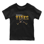 Air Jordan 1 High OG Black Metallic Gold shirts to match jordans Sneakerhead Vibes sneaker match tees Jordan 1 Black Metallic Gold SNRT Sneaker Tees streetwear brand Baby and Youth Black 2 cotton tee