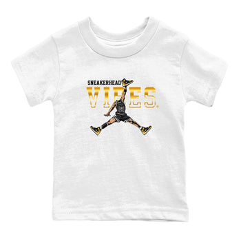 Air Jordan 1 High OG Black Metallic Gold shirts to match jordans Sneakerhead Vibes sneaker match tees Jordan 1 Black Metallic Gold SNRT Sneaker Tees streetwear brand Baby and Youth White 2 cotton tee