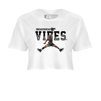 3s Black Cement shirts to match jordans Sneakerhead Vibes sneaker match tees Air Jordan 3 Retro OG Black Cement match shoes to clothes SNRT Sneaker Tees unisex cotton White 2 crop tee