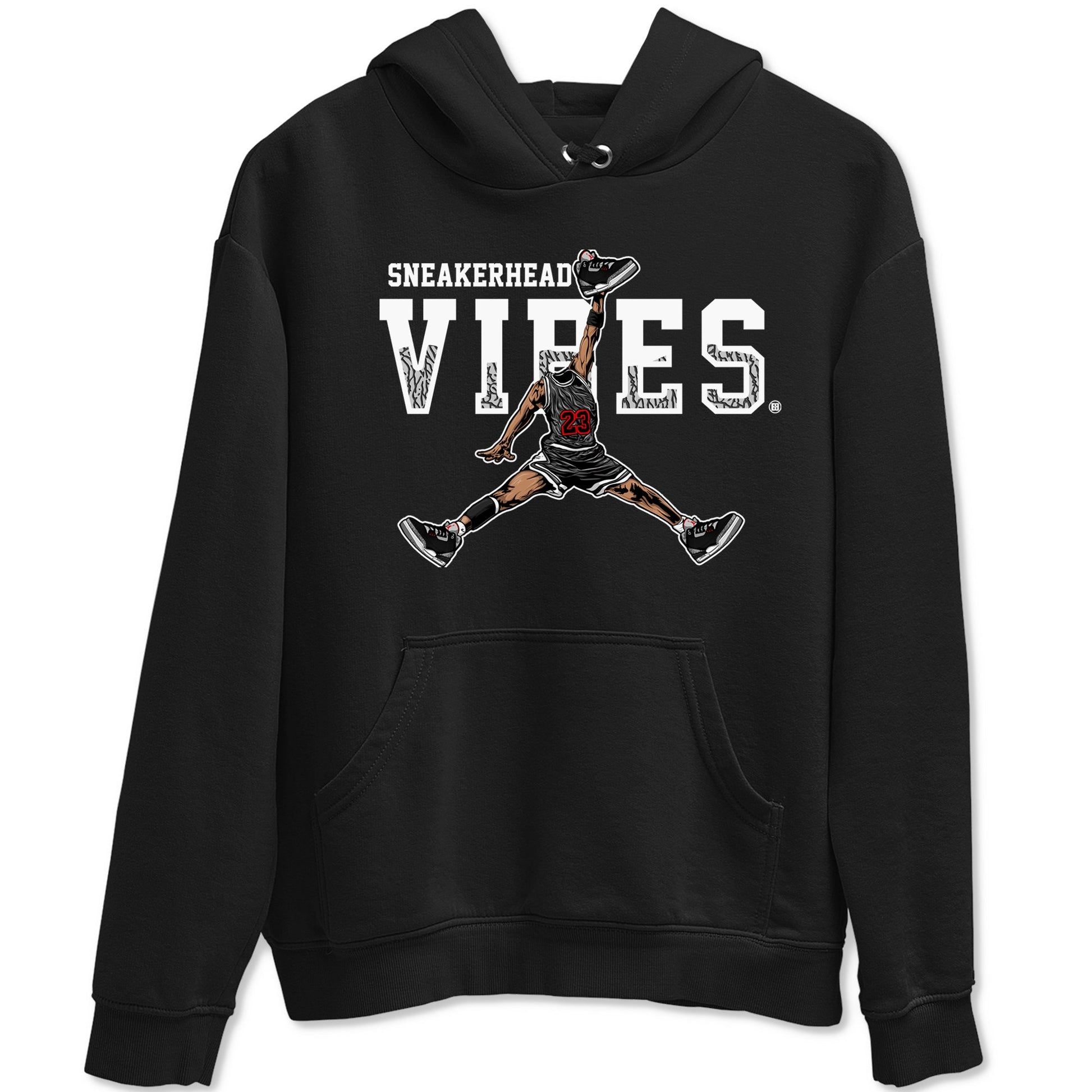 3s Black Cement shirts to match jordans Sneakerhead Vibes sneaker match tees Air Jordan 3 Retro OG Black Cement match shoes to clothes SNRT Sneaker Tees unisex cotton Black 2 shirts