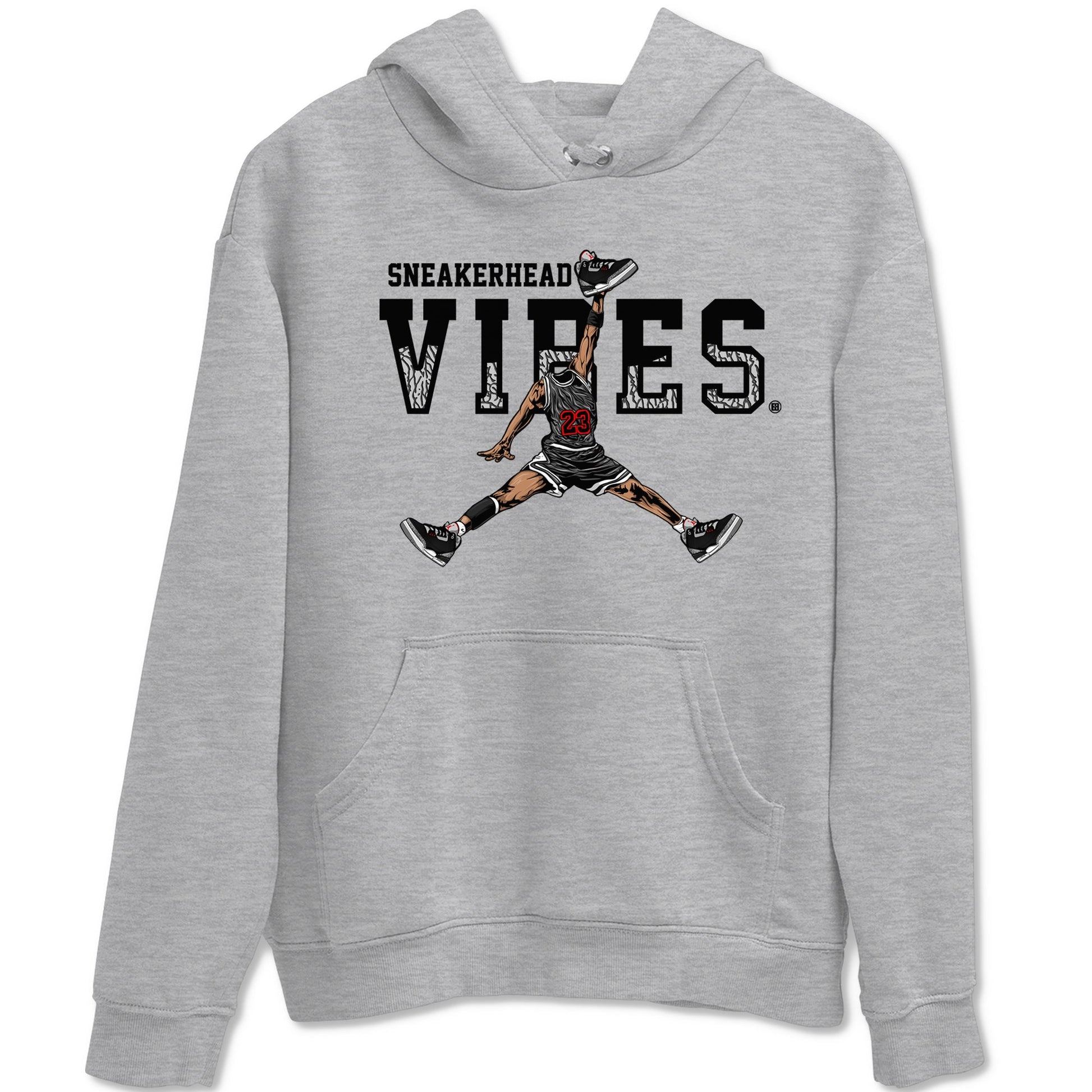 3s Black Cement shirts to match jordans Sneakerhead Vibes sneaker match tees Air Jordan 3 Retro OG Black Cement match shoes to clothes SNRT Sneaker Tees unisex cotton Heather Grey 2 shirts