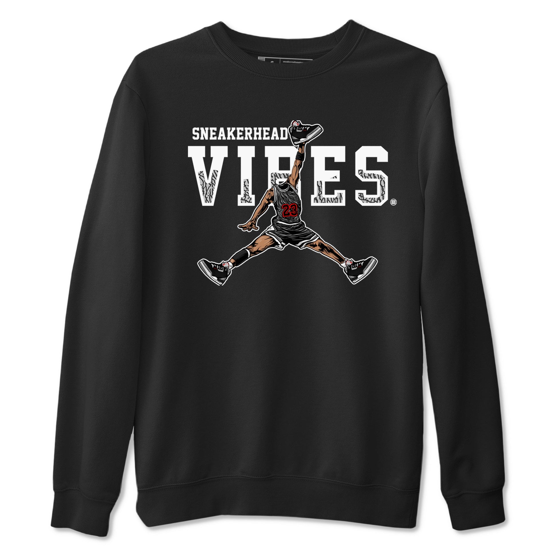 3s Black Cement shirts to match jordans Sneakerhead Vibes sneaker match tees Air Jordan 3 Retro OG Black Cement match shoes to clothes SNRT Sneaker Tees unisex cotton Black 2 shirts