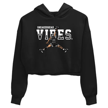 AJ4 White Thunder shirts to match jordans Sneakerhead Vibes sneaker match tees Air Jordan 4 White Thunder SNRT Sneaker Tees streetwear brand Black 2 crop tee