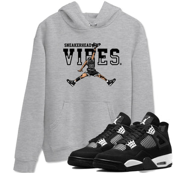 AJ4 White Thunder shirts to match jordans Sneakerhead Vibes sneaker match tees Air Jordan 4 White Thunder SNRT Sneaker Tees streetwear brand Heather Grey 1 unisex cotton tee
