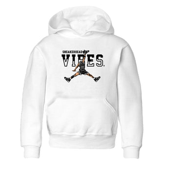 AJ4 White Thunder shirts to match jordans Sneakerhead Vibes sneaker match tees Air Jordan 4 White Thunder SNRT Sneaker Tees streetwear brand Baby and Youth White 2 cotton tee