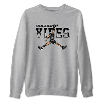 AJ4 White Thunder shirts to match jordans Sneakerhead Vibes sneaker match tees Air Jordan 4 White Thunder SNRT Sneaker Tees streetwear brand Heather Grey 2 unisex cotton tee