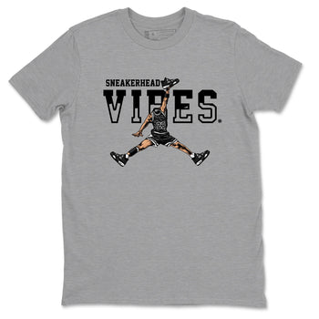 AJ4 White Thunder shirts to match jordans Sneakerhead Vibes sneaker match tees Air Jordan 4 White Thunder SNRT Sneaker Tees streetwear brand Heather Grey 2 unisex cotton tee