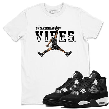 AJ4 White Thunder shirts to match jordans Sneakerhead Vibes sneaker match tees Air Jordan 4 White Thunder SNRT Sneaker Tees streetwear brand White 1 unisex cotton tee
