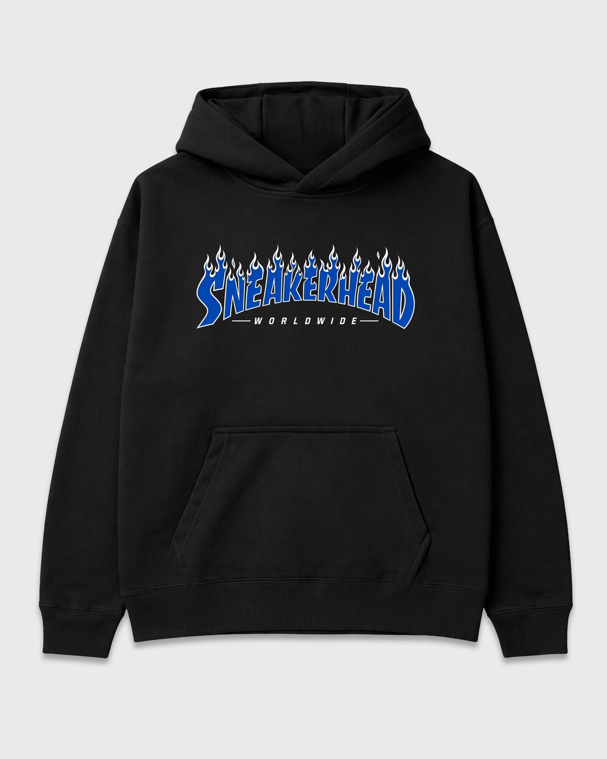 Sneakerhead Worldwide Graphic T-Shirt featuring original streetwear artwork designed to match the Air Jordan 1 Royal. Black 2 Graphic Tee.