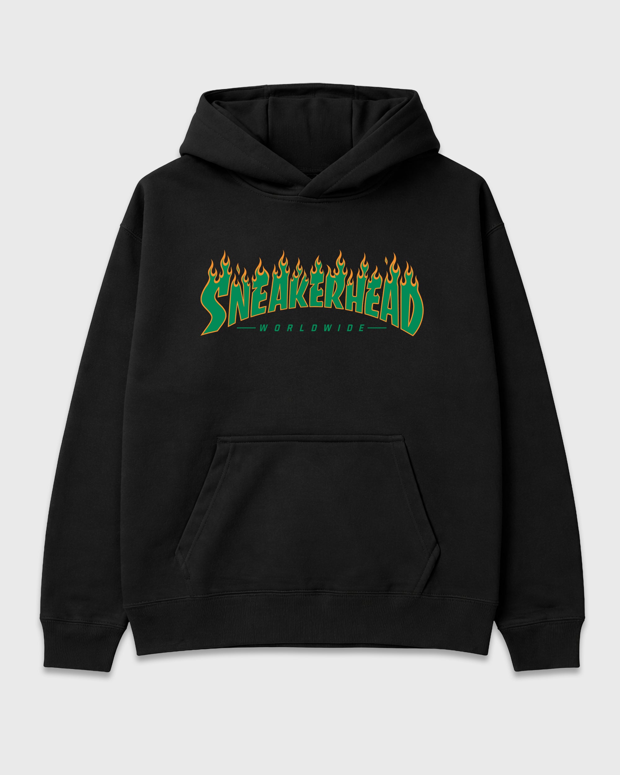 Sneakerhead Worldwide Graphic T-Shirt featuring original streetwear artwork designed to match the Air Jordan 11 Green Screen. Black 2 Graphic Tee.