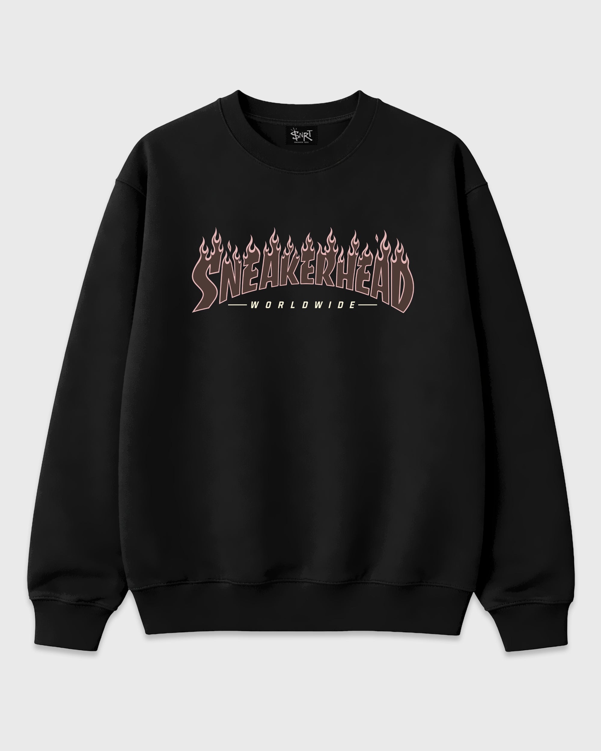 Sneakerhead Worldwide Graphic T-Shirt featuring original streetwear artwork designed to match the Air Jordan 3 Fireside. Black 2 Graphic Tee.