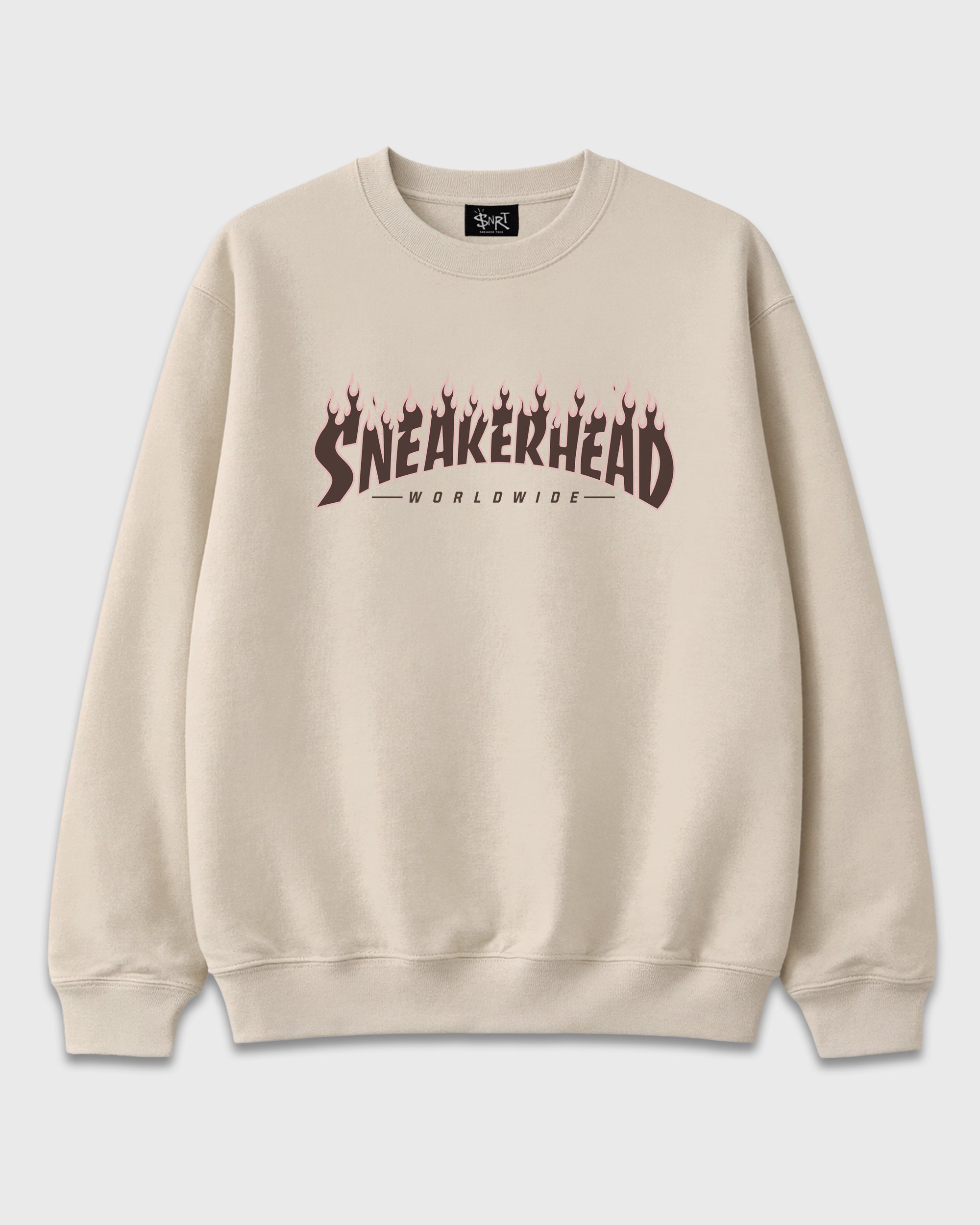 Sneakerhead Worldwide Graphic T-Shirt featuring original streetwear artwork designed to match the Air Jordan 3 Fireside. Natural 2 Graphic Tee.
