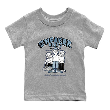 Air Jordan 1 Denim shirts to match jordans Sneakerheads Social Club sneaker match tees Air Jordan 1 Denim SNRT Sneaker Tees streetwear brand Baby and Youth Heather Grey 2 cotton tee