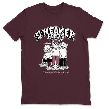 1s Metallic Burgundy shirts to match jordans Sneakerheads Social Club sneaker match tees Air Jordan 1 Metallic Burgundy SNRT Sneaker Tees streetwear brand Maroon 2 unisex cotton tee