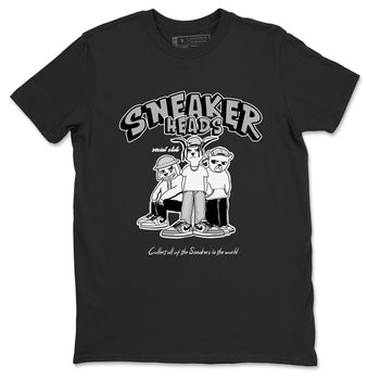 AJ1 Wolf Grey shirts to match jordans Sneakerheads Social Club sneaker match tees Air Jordan 1 Wolf Grey SNRT Sneaker Tees streetwear brand Black 2 unisex cotton tee