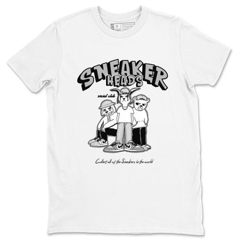 AJ1 Wolf Grey shirts to match jordans Sneakerheads Social Club sneaker match tees Air Jordan 1 Wolf Grey SNRT Sneaker Tees streetwear brand White 2 unisex cotton tee