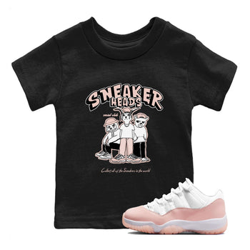 11s Legend Pink shirts to match jordans Sneakerheads Social Club sneaker match tees Air Jordan 11 Legend Pink SNRT Sneaker Tees streetwear brand Baby and Youth Black 1 cotton tee