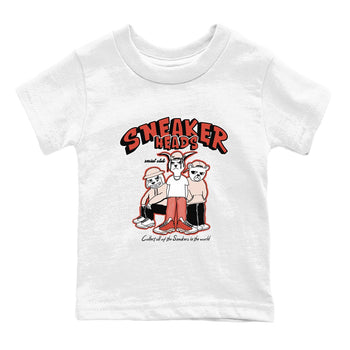 13s Dune Red shirts to match jordans Sneakerheads Social Club sneaker match tees Air Jordan 13 Dune Red SNRT Sneaker Tees streetwear brand Baby and Youth White 2 cotton tee
