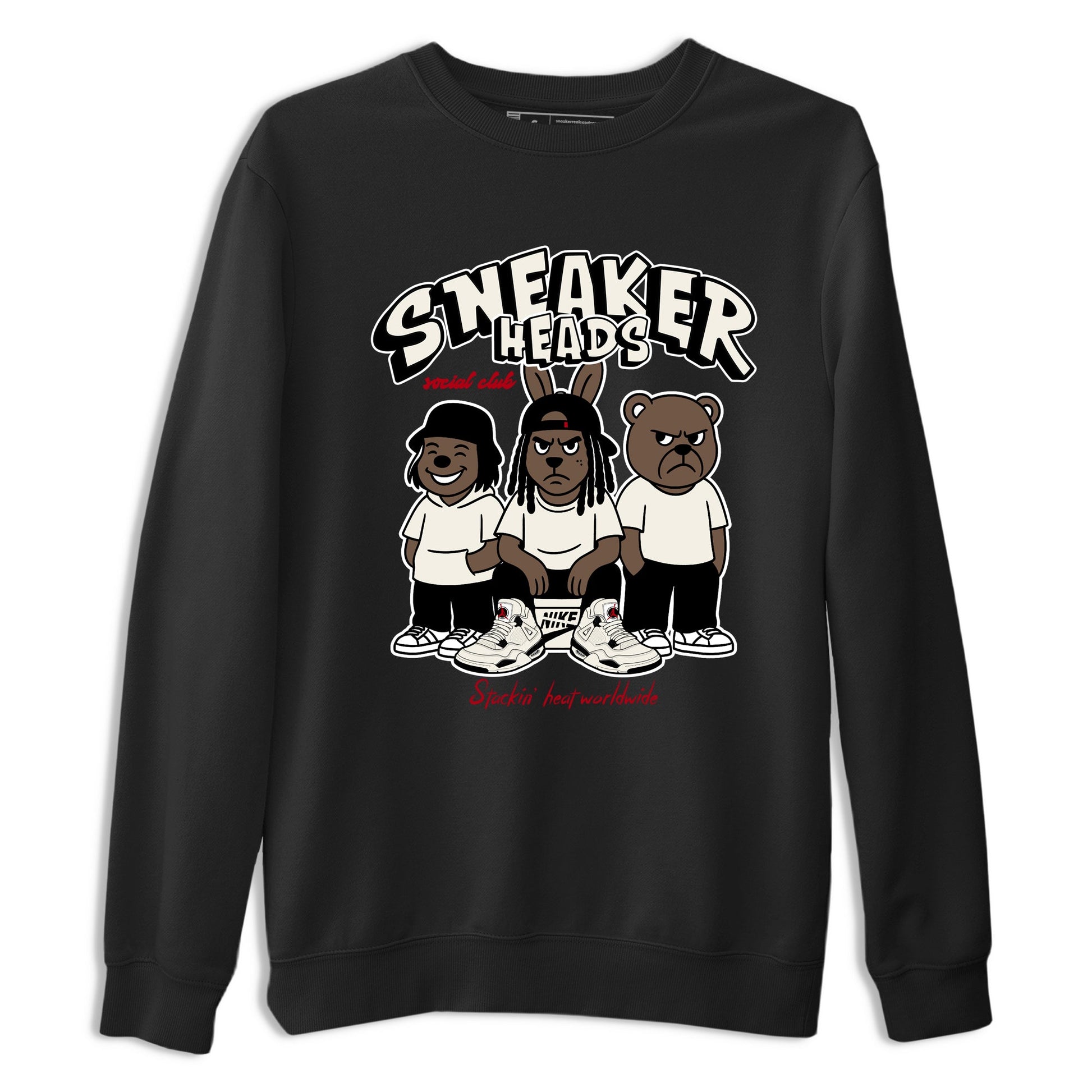 Sneaker match tees – Sneaker Tees To Match Air Jordan 4 Flight Club Shoes – Sneakerheads Social Club Tee Black 2