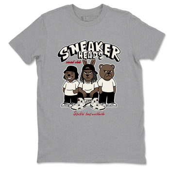Sneaker match tees – Sneaker Tees To Match Air Jordan 4 Flight Club Shoes – Sneakerheads Social Club Tee Heather Grey 2