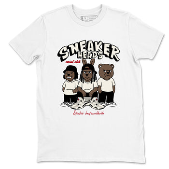 Sneaker match tees – Sneaker Tees To Match Air Jordan 4 Flight Club Shoes – Sneakerheads Social Club Tee White 2
