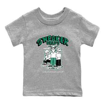 4s Oxidized Green shirts to match jordans Sneakerheads Social Club sneaker match tees Air Jordan 4 Oxidized Green SNRT Sneaker Tees streetwear brand Baby and Youth Heather Grey 2 cotton tee