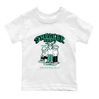 4s Oxidized Green shirts to match jordans Sneakerheads Social Club sneaker match tees Air Jordan 4 Oxidized Green SNRT Sneaker Tees streetwear brand Baby and Youth White 2 cotton tee