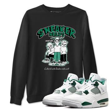 4s Oxidized Green shirts to match jordans Sneakerheads Social Club sneaker match tees Air Jordan 4 Oxidized Green SNRT Sneaker Tees streetwear brand Black 1 unisex cotton tee