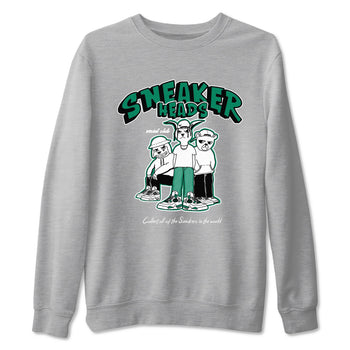 4s Oxidized Green shirts to match jordans Sneakerheads Social Club sneaker match tees Air Jordan 4 Oxidized Green SNRT Sneaker Tees streetwear brand Heather Grey 2 unisex cotton tee