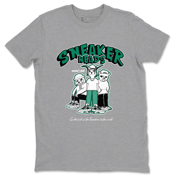 4s Oxidized Green shirts to match jordans Sneakerheads Social Club sneaker match tees Air Jordan 4 Oxidized Green SNRT Sneaker Tees streetwear brand Heather Grey 2 unisex cotton tee